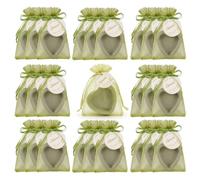 LeeQinersw 25 Pezzi Contenitore a Forma di Cuore Scatola Lattina Barattolo con Coperchio Trasparente con Sacchetto E Etichetta Rotonda in Elegante per Bomboniere Fiere Celebrazioni Eventi
