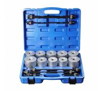 LeeQinersw 27 Pezzi Estrattore Boccole Smontaggio Boccole Kit Pressa Boccole Attrezzo Installazione con 5 Barre Filettate E 22 Bussole in Acciaio 45 con