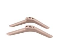 LeeQinersw 2X Base per Supporto TV, Montaggio Semplice, Portatile, Robusta, Leggera, Supporto per, Base Antiscivolo Stabile, Piedini per TV