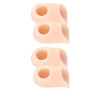 LeeQinersw 4 pezzi di protezioni per dita dei piedi, manicotti di protezione, copri dita, cuscinetti per alluce per, vesciche, unghie, Pelle