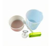 LeeQinersw 5 Pezzi Set di Filtraggio in Plastica PP Alimentare Maglia Fine Salvaspazio per