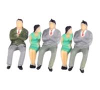 LeeQinersw 5X Mini Figure di Persone in Miniatura Layout Regali Hobby Diorama Figure Colore Casuale per Micro Paesaggio Accessori per Casa delle Bambole, 2.9 Centimetri