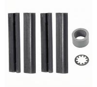 LeeQinersw 6 Pezzi Kit Boccole Cerniera Portellone Design Compatto, Boccole per Guida Portellone, Durevole, Riparazione Auto, Automobilisti, Meccanici