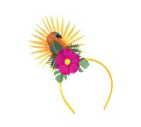 LeeQinersw Abbandono la fascia floreale della fascia per le performance delle performance dell'esecuzione da palco Hawaiian