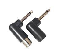 LeeQinersw Adattatore Da Femmina Maschio a 3 Pin Ad Angolo Da 1/4"/6,35 Mm, Plug And Play, Portatile E Pratico