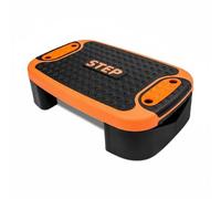 LeeQinersw Adjustable Piattaforma Aerobica Regolabile Pedana Step Banco Allenamento per Cardio Esercizi a Basso Impatto Struttura Solida Facile da Pulire Adatta a Palestra, Arancione