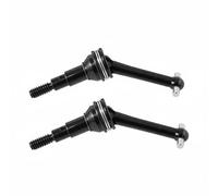 LeeQinersw Albero di Trasmissione Auto RC CVD Giunto Universale ASSE Anteriore Posteriore Acciaio Temprato Durata Prolungata Coppia Elevata Adatto per Modelli, Nero, 2 Pezzi