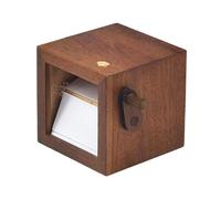 LeeQinersw Album Fotografico a Manovella Cornice Flip Book Display Box in Legno per Ricordi Speciali Adatto per Regali Feste Familiari, 8 Pagine