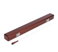 LeeQinersw Astuccio per Bacchetta da Direttore con Asta Lunga Chiara E Manico Scuro per Dirigere Orchestre con Movimenti Visibili E per Concerti Dal, Ambra, style to 2