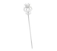 LeeQinersw Bacchette Magiche, Accessori per Scettri, Bastoni Magici da Fata per Feste in Maschera da Angelo per Donne, Decorazioni per Compleanno, Halloween, Perla d'Argento