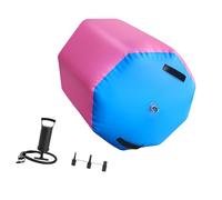 LeeQinersw Barile da Ginnastica Gonfiabile con Pompa a Mano Ispessito per Salto Mortale All'Indietro, Allenamento Dell'equilibrio Professionale Multifunz, 0.6x0.8 M