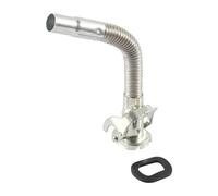 LeeQinersw Beccuccio per Tanica Ugello Versatore Tubo Flessibile Bocca Erogatrice in Acciaio Inossidabile con Guarnizione Ermetica Adatto Al Trasferimento, 1 Pc