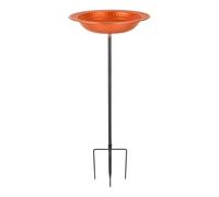 LeeQinersw Bird Bath Bowl con in Pale Indossa in Ferro Decorativo per Il Giardino All'aperto