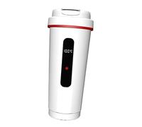 LeeQinersw Bollitore per Auto, Tazza Riscaldante Portatile Da 30°C a 100°C, 12V/24V, a Prova di Perdite