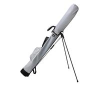 LeeQinersw Borsa da Golf con Supporto Attrezzatura da Golf Sacca Stand Porta Mazze con Cavalletto Impermeabile in Nylon Resistente con Scomparti per Palline E, Grigio