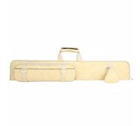LeeQinersw Borsa Porta Stecca da Biliardo Custodia per Stecche Contenitore Attrezzatura Tubo Separato Rivestimento Morbido Esterno in PU Tracolla Regolabile, Array, Giallo