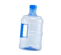 LeeQinersw Bottiglia d'Acqua Trasparente con Manico Contenitore Acqua Brocca Acqua Portatile con Tappo Secchio Acqua Antiurto Adatta per Ufficio Cucina Casa, 5 Litri