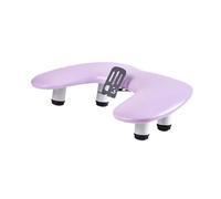LeeQinersw Bracciolo per manicure per Nail supporto per cellulare a forma di U regolabile per Nail Art, Viola