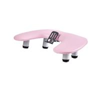 LeeQinersw Bracciolo per manicure per Nail supporto per cellulare a forma di U regolabile per Nail Art, Rosa