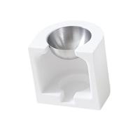 LeeQinersw Bruciatore di Oli Essenziali, Candelabro in Porcellana, Bruciatore di Candele, Porta-fragranze per Ufficio, Soggiorno, Meditazione, Argento