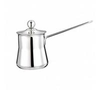 LeeQinersw Caffettiera Turca in Acciaio Inox Riscaldamento Rapido Caffettiera Turca Compatta Pentolino per Caffè in Acciaio Inox per Servizio il Servizio, 720ML, Coperchio