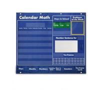 LeeQinersw Calendario Educativo Tasca Calendario Didattico Tabellone Calendario Tabella Matematica con Area Scrittura E Bastoncini Conteggio Costruzione Robusta