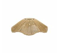 LeeQinersw Cappello Lampada a Sospensione Paralume Fatto a Mano Rustico per Illuminazione Interna Materiale Carta Corda Ferro Adatto per Ristoranti Teahouse Zone Relax, Nero