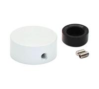 LeeQinersw Cappuccio di protezione per pulsante del pedale della chitarra, robusto, pratico, facile da installare, antiscivolo, compatto, interruttore a pedale, Copertina Bianca