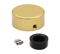 LeeQinersw Cappuccio di protezione per pulsante del pedale della chitarra, robusto, pratico, facile da installare, antiscivolo, compatto, interruttore a pedale, Copertina Dorata