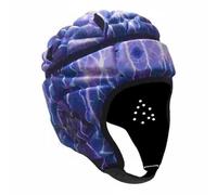 LeeQinersw Casco per Bambini Elmetto Imbottito Traspirante Regolabile Assorbimento Impatti Struttura Flessibile Adatto Sport di Contatto Partite di Calcio Difesa Portieri, Fulmine