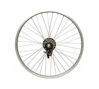LeeQinersw Cerchio Posteriore Bici Mozzo Raggi Freni Ruota Posteriore Completa in Alluminio E Acciaio Struttura Solida per Sostituzione Affidabile, style to 2