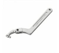 LeeQinersw Chiave Inglese Regolabile Chiave a Gancio Chiave a Chiave a Uncino con Gancio Curvo per Aggancio Sicuro su Dadi a Fessura Senza Danneggiare le, 51-121mm