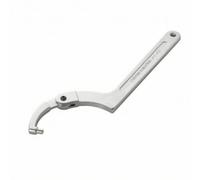 LeeQinersw Chiave Inglese Regolabile Chiave a Gancio Chiave a Chiave a Uncino con Gancio Curvo per Aggancio Sicuro su Dadi a Fessura Senza Danneggiare le, 115-170mm