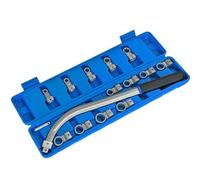 LeeQinersw Chiave per Tendicinghia Lungo | Universale, Chiave per Puleggia Tendicinghia, Kit Chiavi con Testine Intercambiabili, Garage, Meccanici, Stile B