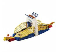 LeeQinersw Children Gioco Basket Tavolo Mini Arcade Pallacanestro Lancio Palline con Effetti Adatto per Apprendimento Competenze, Macchina da Basket A Doppio Tiro Modello B con 4 Palline