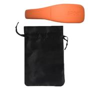 LeeQinersw Cinturino Rotuleo Fascia Protettiva Tutore Regolabile E Supporto per Ginocchio in Silicone Confortevole per Sostegno Affidabile Adatto per Pallacanes, 1 Pezzo Arancione