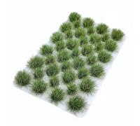 LeeQinersw Ciuffi Artificiale Realistici 39 Pezzi Nylon 8mm per Modellismo Diorami Architettonici Paesaggi Ferroviari Terreni da Gioco, Verde Autunno