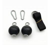 LeeQinersw Climbing Grip Palle Sospese Sfere Presa Attrezzo Pull Up Accessorio Allenamento PU Resistente con Moschettoni E Cinghie Nere Adatto per Arrampicata Ginnastica Potenziamento Polsi