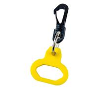 LeeQinersw Clip Regolatore Immersione Silicone Gancio Portatile Compatto Rilascio Rapido Aggancio Sicuro Adatto per Sommozzatori Utilizzo Mare Misura, Giallo