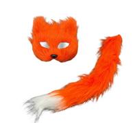 LeeQinersw Coda da Costume Realistica con Materiale Placcato Morbido E Evidente con Cinturino Regolabile per di Scena Adatta per Festa Rappresentazione in, Arancione, style to 2