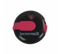 LeeQinersw Contatore Colpi Golf Contatore Punteggio Golf Segnapunti Strumento Accessorio con Conteggio Preciso a 12 Colpi E Tasto per Azzerare Clip per Guanto, Rosso, Nero E Rosso