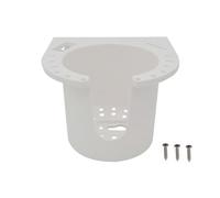 LeeQinersw Contenitore con Flangia per Attrezzatura da Pesca Scatola Ripostiglio a Parete con Base Aperta Ventilazione E Drenaggio Preforati Viti Incluse Adatta, Stile A
