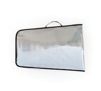 LeeQinersw Copertura Protettiva Aereo Borsa Coda Modello Custodia Trasporto Custodia Stoccaggio con Interno Multistrato Antiurto E Finitura Rifrangente a Bolle, Array, Argento, 100CC 71 50 34cm