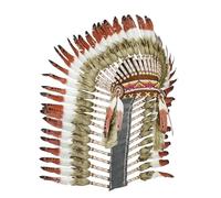 LeeQinersw Copricapo Indiano Copricapo Indiano per Spettacoli di Danza