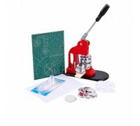 LeeQinersw Creatore di Distintivi Resisn Fusllatrice Manuale Durevole per Piccoli Centri Hobbistici, Stile C