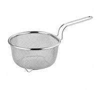 LeeQinersw Cucchiaio Scolapasta in Acciaio Inox con Manico Lungo E Maglia Fine per Scolare Pasta Utensile da Adatto per Servire Cibi Caldi, M