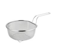 LeeQinersw Cucchiaio Scolapasta in Acciaio Inox con Manico Lungo E Maglia Fine per Scolare Pasta Utensile da Adatto per Servire Cibi Caldi, L