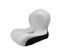 LeeQinersw Cuscino per Sedia in Schiuma a Memoria di Forma Cuscino Ergonomico per Schiena E Anche Cuscino per Sedile con Fondo Antiscivolo Adatto per Scrivania, Grigio chiaro