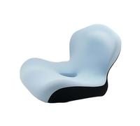 LeeQinersw Cuscino per Sedia in Schiuma a Memoria di Forma Cuscino Ergonomico per Schiena E Anche Cuscino per Sedile con Fondo Antiscivolo Adatto per Scrivania, Blu