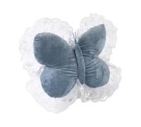 LeeQinersw Cuscino poggiatesta per auto a forma di farfalla, elegante supporto per il collo per la guida in auto, Blu